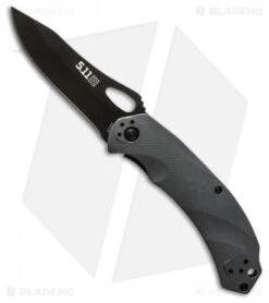Knife Sale Shop 24 5.11 Tactical Alpha Liner Lock Folding Knife Gray FRN (3" Black) 51127
