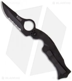 Knife Sale Shop 32 5.11 Tactical Double Duty Karambit Lockback Knife (3.7" Black Serr) 51072