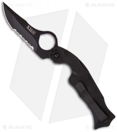 5.11 Tactical Double Duty Karambit Lockback Knife (3.7" Black Serr) 51072 3 5.11 Tactical Double Duty Karambit Lockback Knife (3.7" Black Serr) 51072