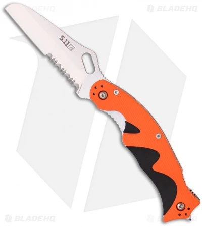 5.11 Tactical Double Duty Responder Liner Lock Knife (3.7" Satin Serr) 51073 3 5.11 Tactical Double Duty Responder Liner Lock Knife (3.7" Satin Serr) 51073