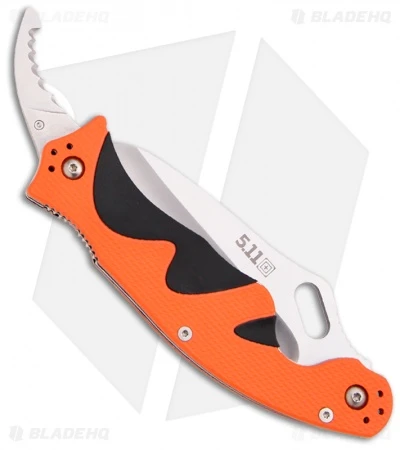 5.11 Tactical Double Duty Responder Liner Lock Knife (3.7" Satin Serr) 51073 4 5.11 Tactical Double Duty Responder Liner Lock Knife (3.7" Satin Serr) 51073 - Image 2