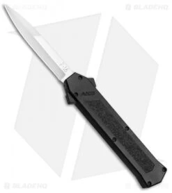 AKC F-16 D/A Bayonet OTF Automatic Knife Black (3.3" Satin)