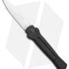 AKC X-treme Ace Automatic Knife Black (3.6" Satin) -Knife Sale Shop AKC X TREME ACE Side Opening Automatic Knife Black Satin BHQ 100386 kp open
