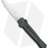 AKC X-treme Ace Automatic Knife Green (3.6" Satin) 1 AKC X-treme Ace Automatic Knife Green (3.6" Satin) -Knife Sale Shop AKC X TREME ACE Side Opening Automatic Knife Green Satin BHQ 100383 kp open