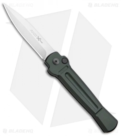 AKC X-treme Ace Automatic Knife Green (3.6" Satin) 3 AKC X-treme Ace Automatic Knife Green (3.6" Satin)