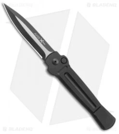AKC X-treme Ace Automatic Knife Black (3.6" Black Two Tone)