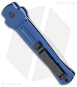 AKC X-treme ACE Automatic Knife Blue (3.6" Satin) -Knife Sale Shop AKC X treme Ace Auto Blue Satin BHQ 105467 jr side