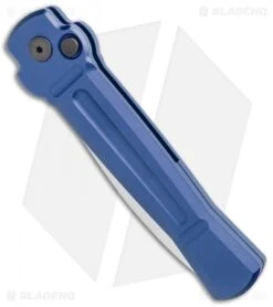 AKC X-treme ACE Automatic Knife Blue (3.6" Satin) -Knife Sale Shop AKC X treme Ace Auto Blue Satin BHQ 105467 jr spine