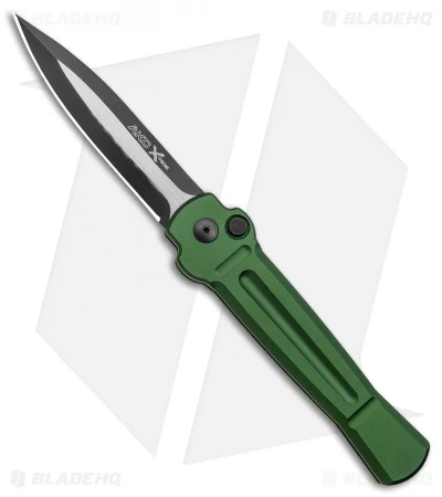 AKC X-treme Ace Automatic Knife Green (3.6" Black Two Tone) 3 AKC X-treme Ace Automatic Knife Green (3.6" Black Two Tone)
