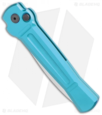 AKC X-treme Ace Automatic Knife Light Blue (3.6" Satin) 4 AKC X-treme Ace Automatic Knife Light Blue (3.6" Satin) - Image 2