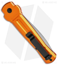AKC X-treme Ace Automatic Knife Orange (3.6" Satin) -Knife Sale Shop AKC X treme Ace Auto Orange Satin BHQ 136149 jr side