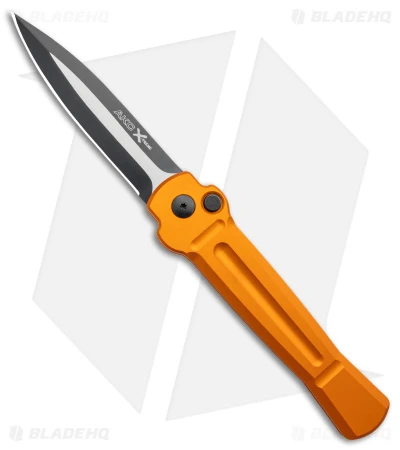 AKC X-treme Ace Automatic Knife Orange Aluminum (3.6" Two Tone) 3 AKC X-treme Ace Automatic Knife Orange Aluminum (3.6" Two Tone)