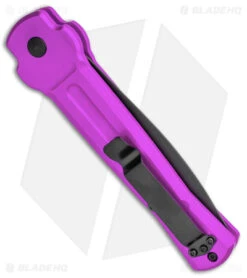 AKC X-treme Ace Automatic Knife Purple (3.6" Black) 8 AKC X-treme Ace Automatic Knife Purple (3.6" Black) -Knife Sale Shop AKC X treme Ace Auto Purple Black BHQ 179221 jr side