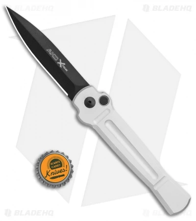 AKC X-treme Ace Automatic Knife Silver Black 4 AKC X-treme Ace Automatic Knife Silver Black - Image 2