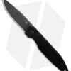 AKC X-treme Dandy Automatic Knife Black Aluminum (3.1" Black Stonewash)