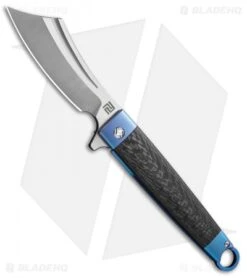 Artisan Cutlery Cutlass Frame Lock Knife CF/Blue Ti (3.7" Satin)