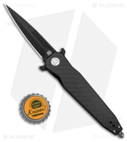 Artisan Cutlery Hornet Liner Lock Knife G-10/Carbon Fiber (3.54" Black D2) -Knife Sale Shop Artisan Cutlery Hornet CF Black BHQ 95787 jr bottlecap