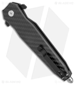 Artisan Cutlery Hornet Liner Lock Knife G-10/Carbon Fiber (3.54" Black D2) -Knife Sale Shop Artisan Cutlery Hornet CF Black BHQ 95787 jr side