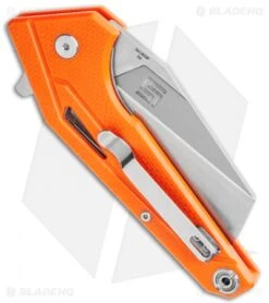 Artisan Cutlery Ravine Liner Lock Knife Orange G-10 (3.25" Stonewash) -Knife Sale Shop Artisan Cutlery Ravine LL Orange G 10 SW ATZ1819POE BHQ 91719 jr side