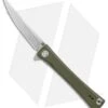 Artisan Cutlery S Waistline Liner Lock Knife Green G-10 (4" Stonewash) -Knife Sale Shop Artisan Cutlery S Waistline Green G10 SW BHQ 87116 er