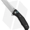 Artisan Cutlery Megahawk Frame Lock Knife Black Ti/Black G-10 (3.9" Satin) -Knife Sale Shop Artisan Falcon Wharncliffe FL Black Ti Black G 10 Satin ATZ1809GBKM BHQ 87225 jr