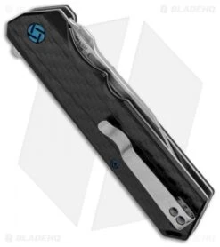 Artisan Cutlery Littoral Liner Lock Knife Carbon Fiber (3.75" Stonewash) -Knife Sale Shop Artisan Littoral CF S35VN 1703PCF BHQ 85004 jr side