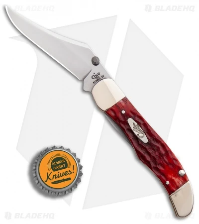 Case Kickstart Mid-Folding Hunter Assisted Knife Dark Red Jig Bone (61265AC CV) 6 Case Kickstart Mid-Folding Hunter Assisted Knife Dark Red Jig Bone (61265AC CV) - Image 4