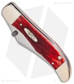 Case Kickstart Mid-Folding Hunter Assisted Knife Dark Red Jig Bone (61265AC CV) 8 Case Kickstart Mid-Folding Hunter Assisted Knife Dark Red Jig Bone (61265AC CV) -Knife Sale Shop Assisted Opener Dark Red Bone Jig Mid Hunter Clip BHQ 86870 er spine