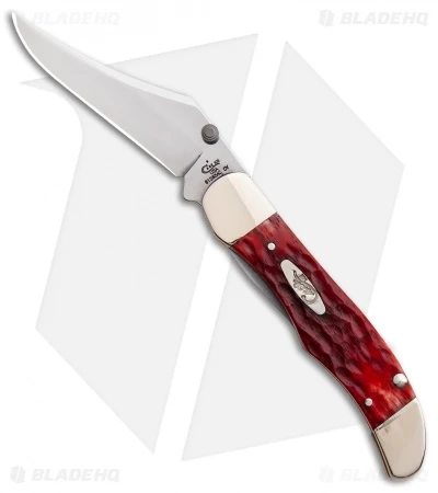 Case Kickstart Mid-Folding Hunter Assisted Knife Dark Red Jig Bone (61265AC CV) 3 Case Kickstart Mid-Folding Hunter Assisted Knife Dark Red Jig Bone (61265AC CV)