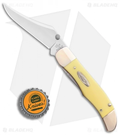 Case Kickstart Mid-Folding Hunter Assisted Knife Yellow (31265AC SS) 6 Case Kickstart Mid-Folding Hunter Assisted Knife Yellow (31265AC SS) - Image 4