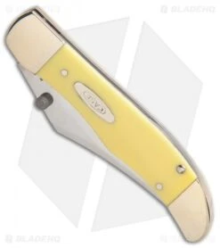 Case Kickstart Mid-Folding Hunter Assisted Knife Yellow (31265AC SS) 8 Case Kickstart Mid-Folding Hunter Assisted Knife Yellow (31265AC SS) -Knife Sale Shop Assisted Opener Smooth Yellow Synthetic Mid Hunter clip BHQ 86872 er spine