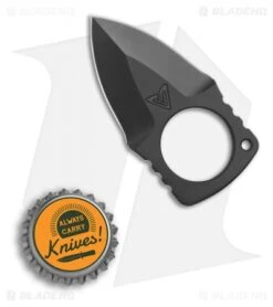 Atlas Dynamic Defense BUG Neck Knife Fixed Blade (1.5" Black) -Knife Sale Shop Atlas Dynamic Defense BUG neck knife black BHQ 71703 er size