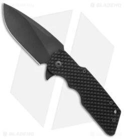 Attn2Detail MK 1 Large Frame Lock Knife DLC Divot Titanium (3.7" DLC )