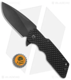 Attn2Detail MK 1 Large Frame Lock Knife DLC Divot Titanium (3.7" DLC ) -Knife Sale Shop Attn2Detail Mercantile MK 1 Large FL Double Divots DLC DLC BHQ 176295 jr bottlecap