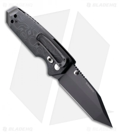 Hogue Knives EX02 Knife Tanto Black/Gray G-Mascus (3.375" Black Plain) 34269 4 Hogue Knives EX02 Knife Tanto Black/Gray G-Mascus (3.375" Black Plain) 34269 - Image 2