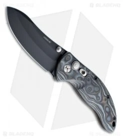Hogue Knives EX04 Upswept Knife Black/Gray GMascus (3.5" Plain) 34479