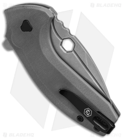 BRS E-Volve Apache Button Lock Flipper Knife Gray G-10 (2.5" Stonewash) 5 BRS E-Volve Apache Button Lock Flipper Knife Gray G-10 (2.5" Stonewash) - Image 3