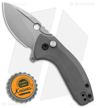 BRS E-Volve Apache Button Lock Flipper Knife Gray G-10 (2.5" Stonewash) 6 BRS E-Volve Apache Button Lock Flipper Knife Gray G-10 (2.5" Stonewash) - Image 4