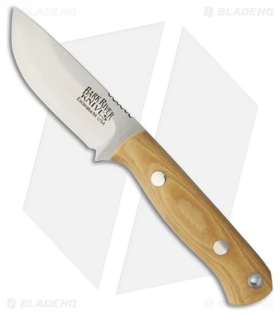 Bark River Bravo Micro Fixed Blade Knife Antique Ivory Micarta (2.25" Elmax) 3 Bark River Bravo Micro Fixed Blade Knife Antique Ivory Micarta (2.25" Elmax)