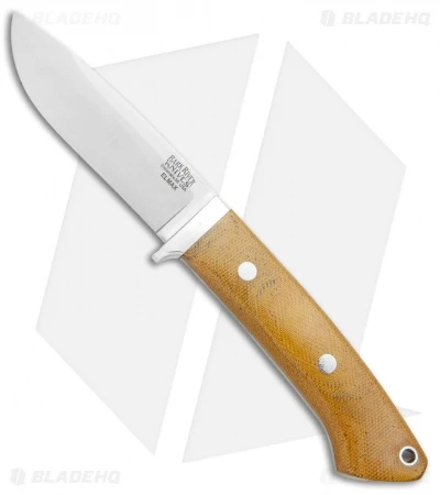 Bark River Classic Drop Point Knife Fixed Blade Natural Micarta (3.75" Elmax) 3 Bark River Classic Drop Point Knife Fixed Blade Natural Micarta (3.75" Elmax)