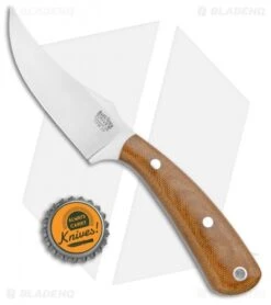 Bark River Fingerling Fixed Blade Knife Natural Canvas Micarta (3.25" Satin) 9 Bark River Fingerling Fixed Blade Knife Natural Canvas Micarta (3.25" Satin) -Knife Sale Shop Bark River Fingerling Natural Canvas Micarta Satin BA01052MNC BHQ 100591 jr bottlecap