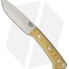 Bark River Fox River Fixed Blade Knife Antique Ivory Canvas Micarta (4" CPM-3V) -Knife Sale Shop Bark River Fox River Antique Ivory Micarta BHQ 38758