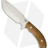 Bark River JBA LT Fixed Blade Knife Natural Canvas Micarta (6.25" Satin) -Knife Sale Shop Bark River JBA LT natural canvas micarta satin BHQ 72552 er