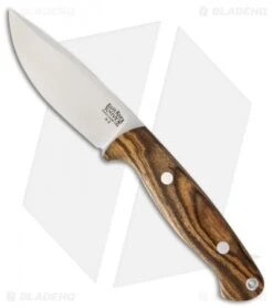 Bark River North Country EDC Fixed Blade Knife Bocote Wood (3.5" A-2)