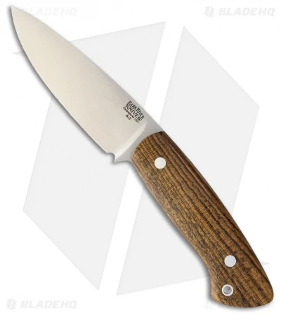 Bark River Santos Fixed Blade Knife Bocote Wood (4.125" Satin) 3 Bark River Santos Fixed Blade Knife Bocote Wood (4.125" Satin)