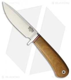 Bark River Ultra Lite Hunter 1 Fixed Blade Knife Natural Micarta (3.625" Satin)