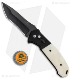 Bear OPS Bold Action V Tanto Automatic Knife Black G-10/White Bone (3.75" Black) -Knife Sale Shop Bear OPS Bold Action V Tanto Auto Black G 10 White Bone Black AC 550 WSB6 B BHQ 90687 jr bottlecap