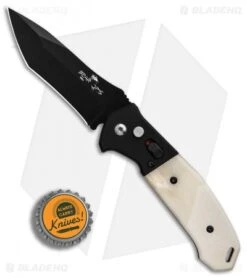 Bear OPS Mini Bold Action V Tanto Automatic Knife Black G-10/Bone (3.25" Black) -Knife Sale Shop Bear OPS Mini Bold Action V Tanto Black G10 Bone Black BHQ 90655 er bottlecap