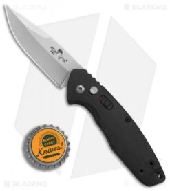 Bear OPS Bold Action X Automatic Knife Black G-10 (2.6" Bead Blast) -Knife Sale Shop Bear Ops Bold Action X Auto black 10 BB BHQ 82577 er bottlecap