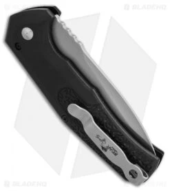 Bear Ops Bold Action VI Automatic Knife Black (3.25" Bead Blast) AC-600-B7-P -Knife Sale Shop Bear ops AC 600 B7 P black bb 33024 BHQ 51577 er side